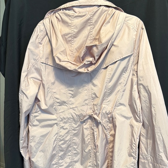 Cole Haan Signature Packable Hooded Rain Jacket – Petites XL – Blush Pink - Picture 8 of 9